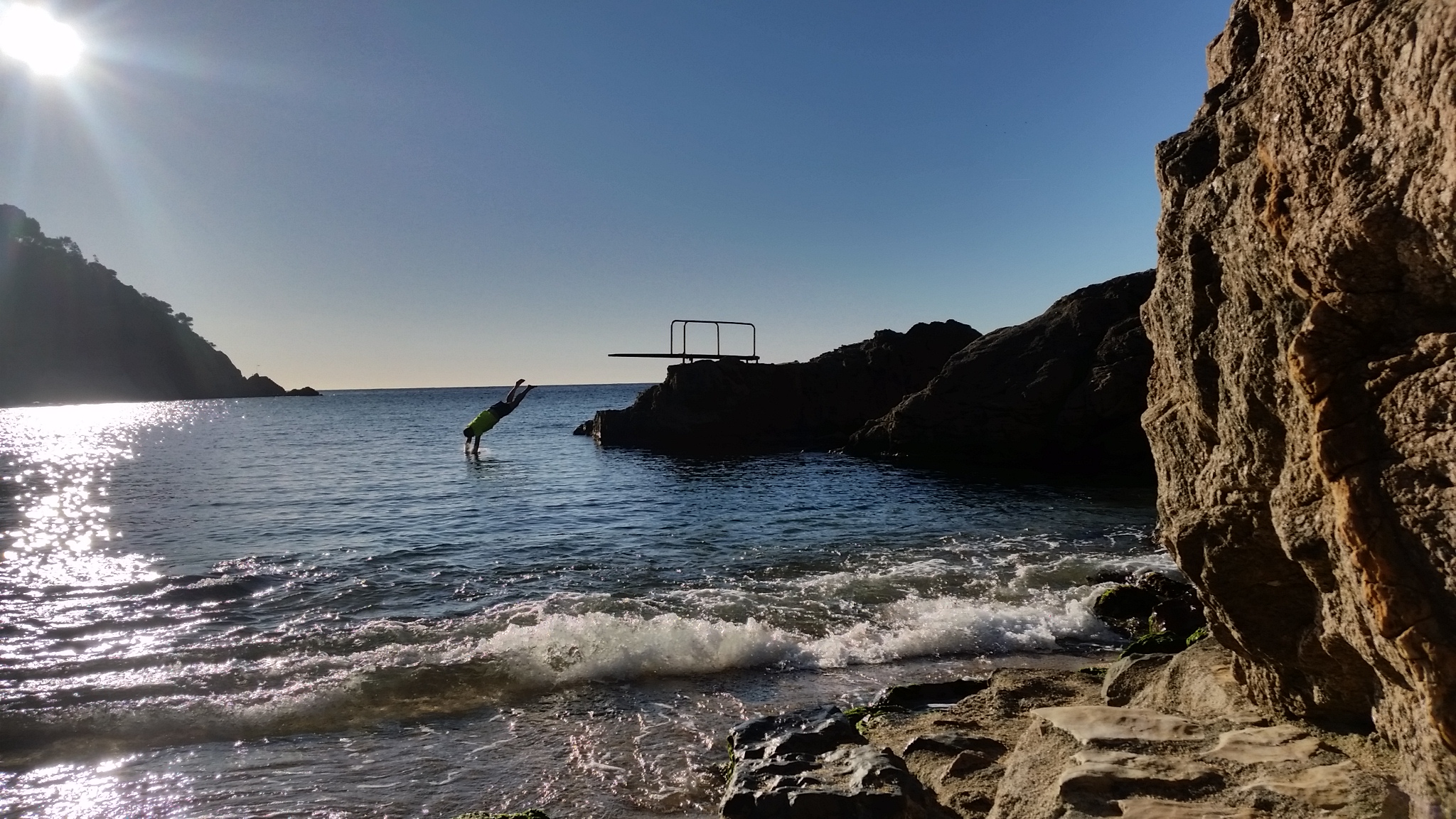 Sea Dive at Tamariu, Spain