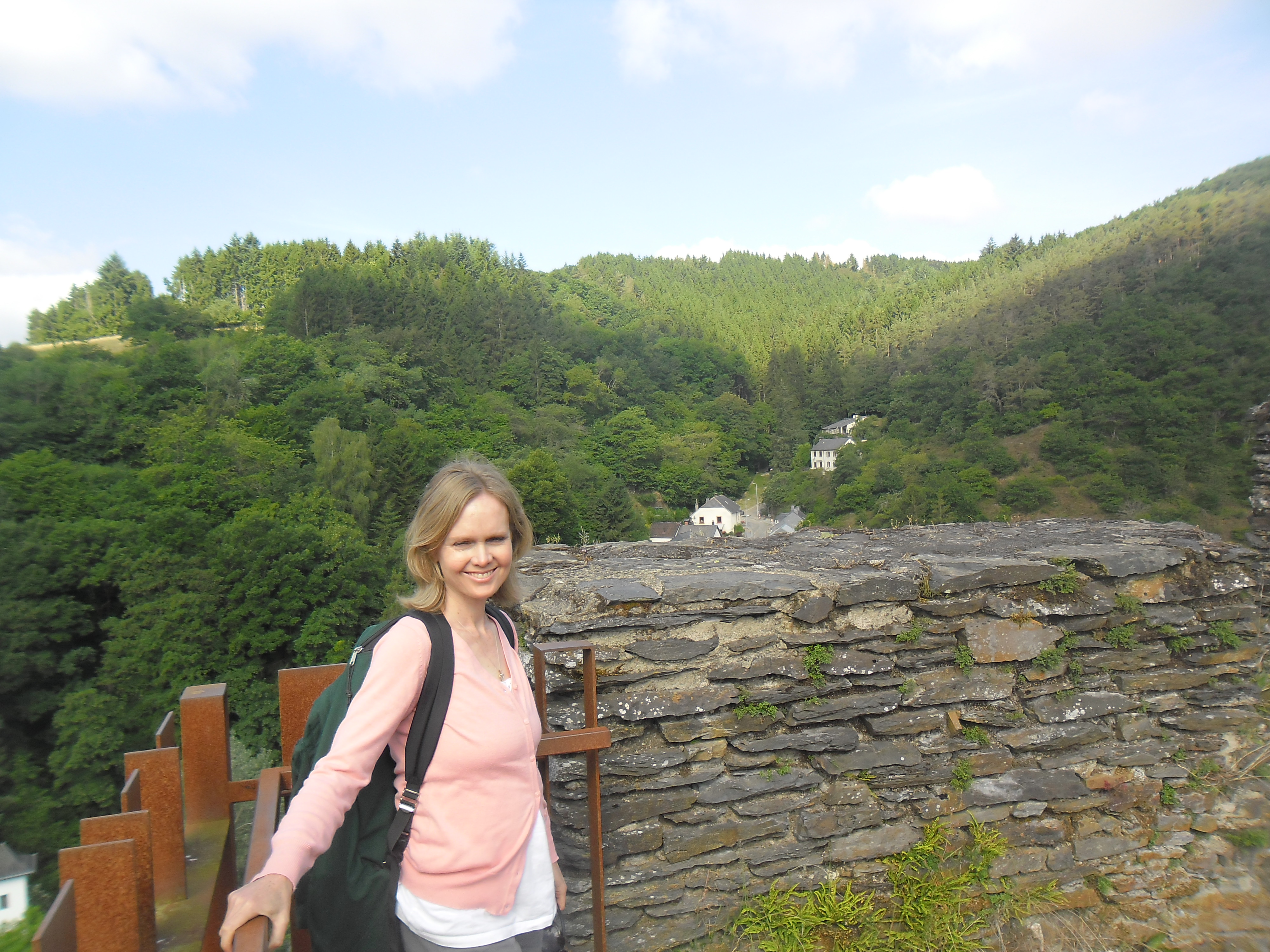 C at Esch sur Sure castle ruins