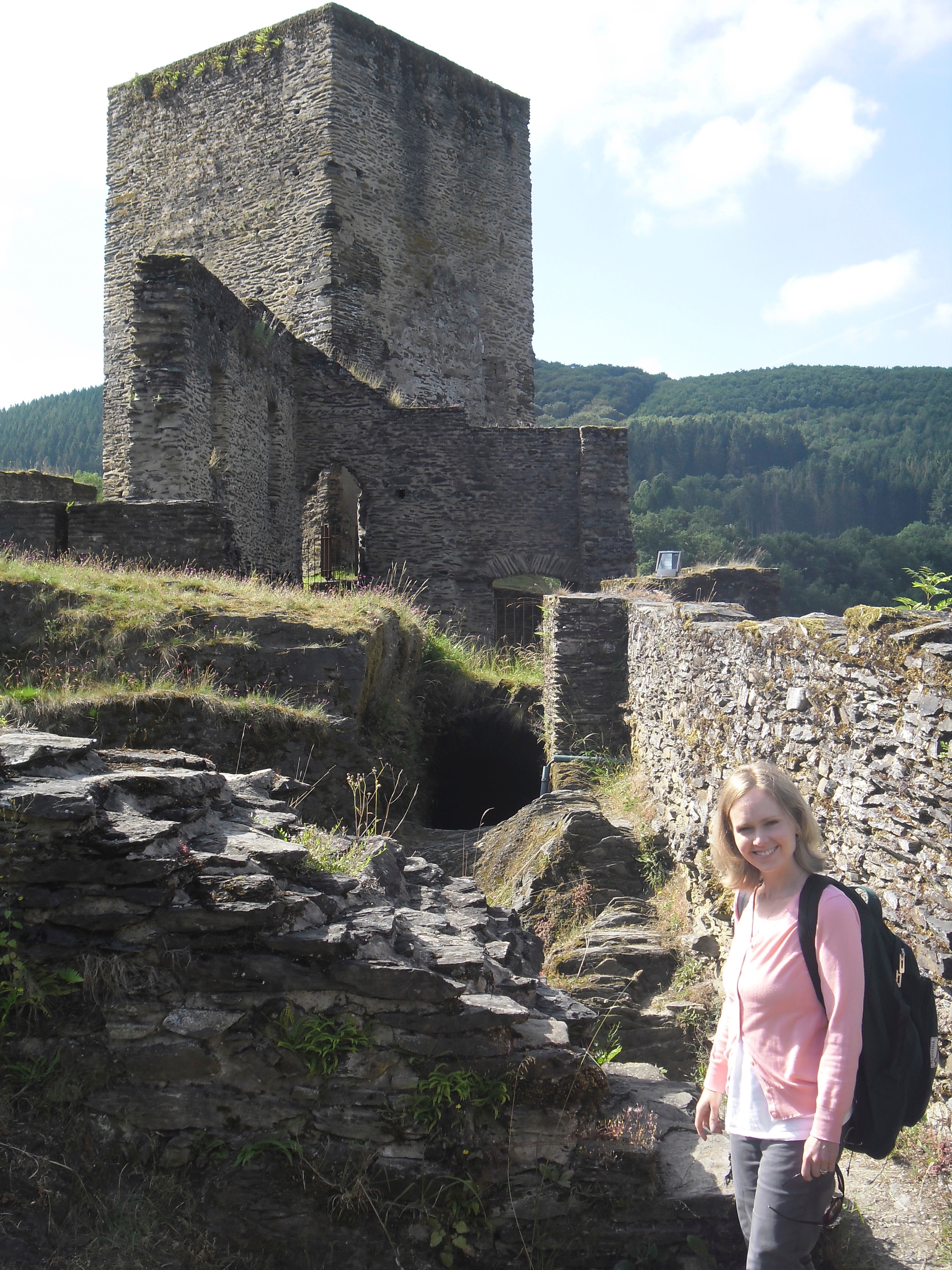 Esch sur Sure castle ruins