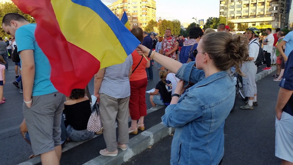 Romanian protest