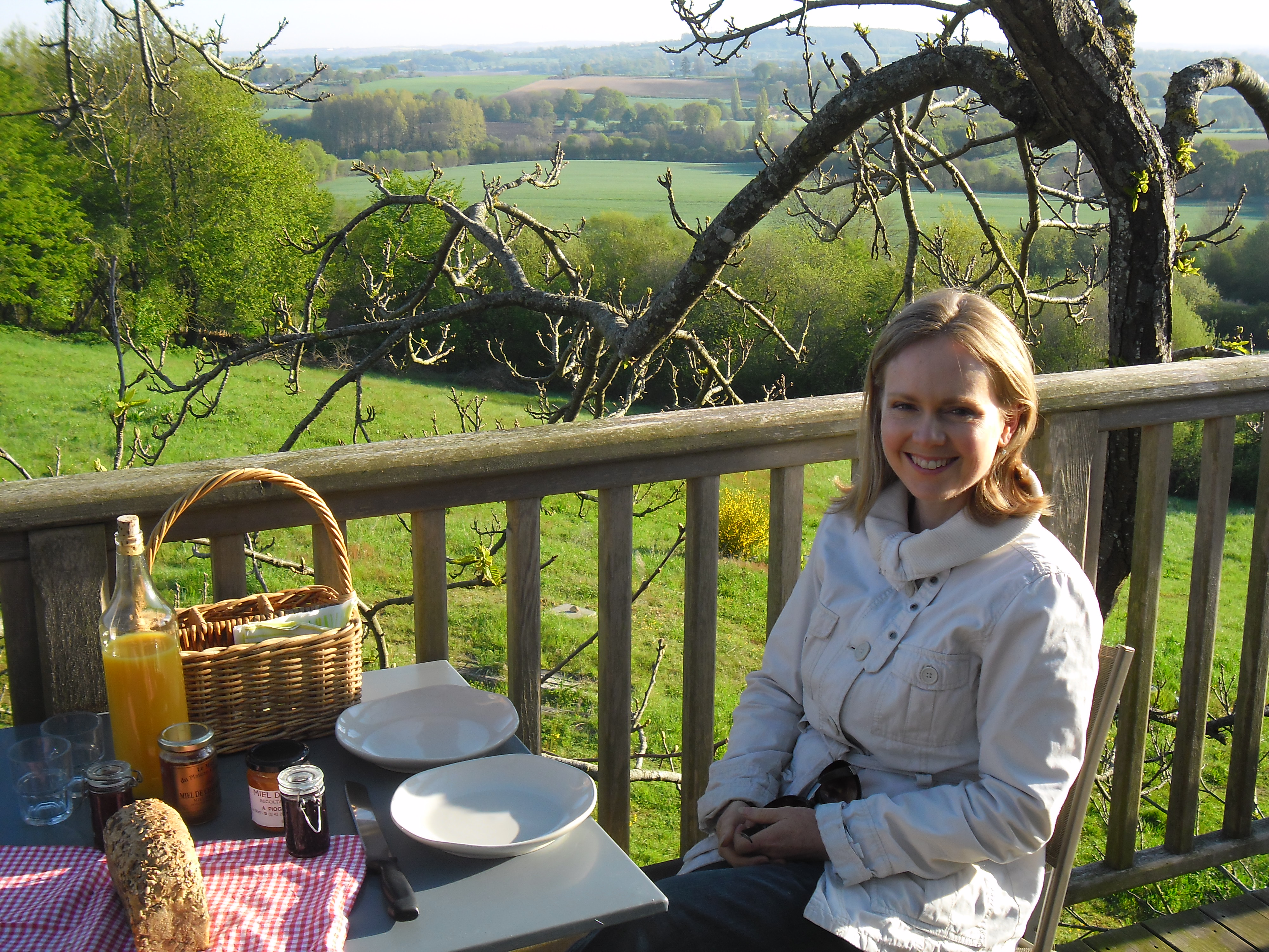 Breakfast at Treehouse in France